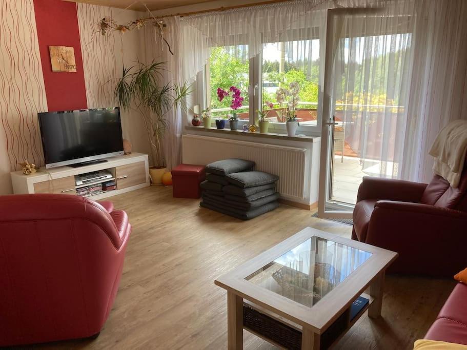 Ferienwohnung Zur Geigenbachtalsperre Poppengrun エクステリア 写真